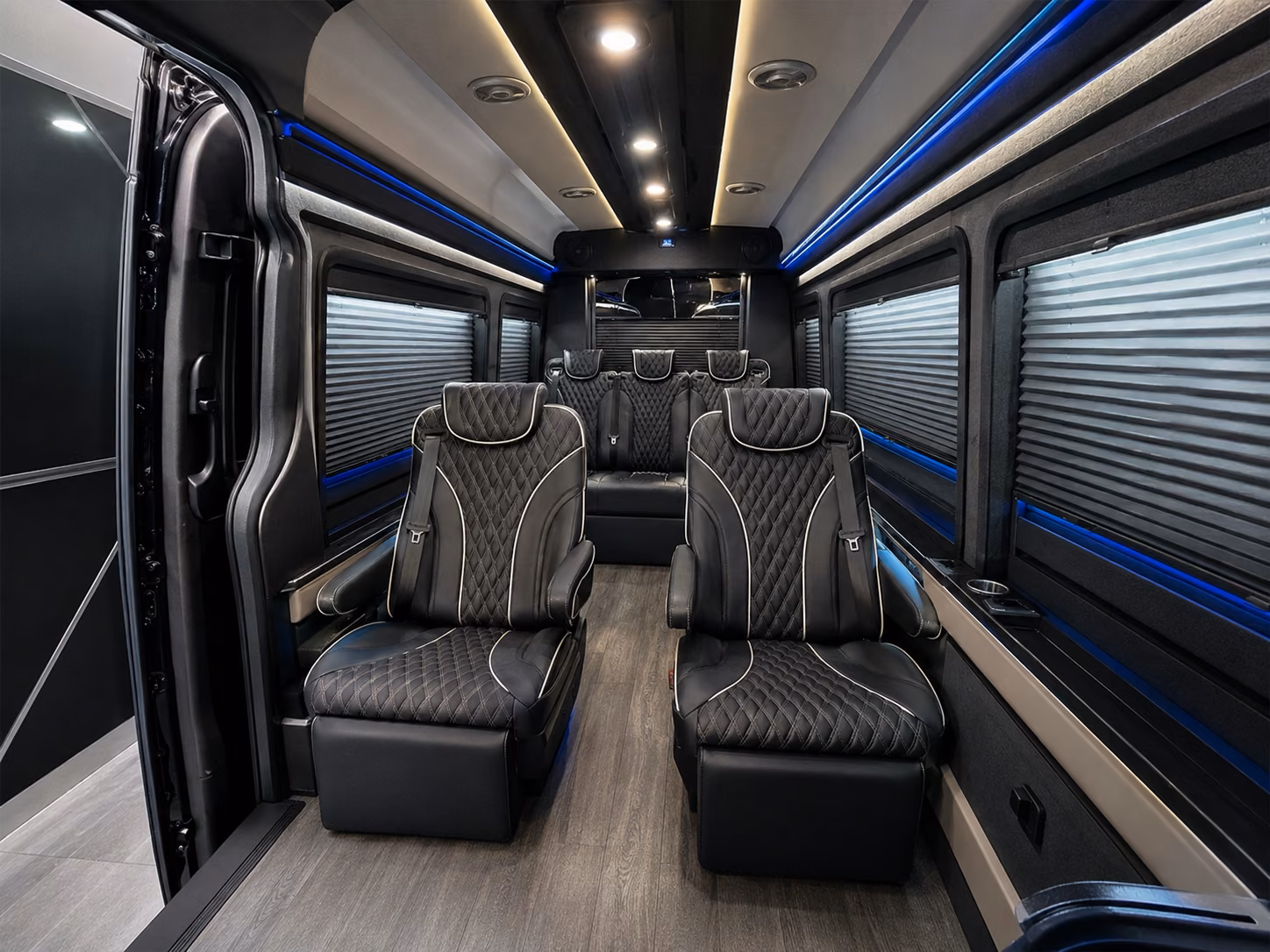 10 passenger sprinter van inside