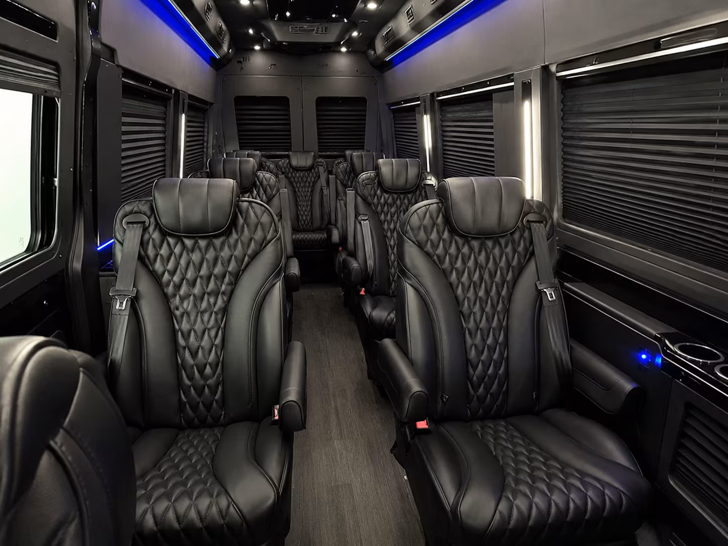 20 passenger sprinter van inside