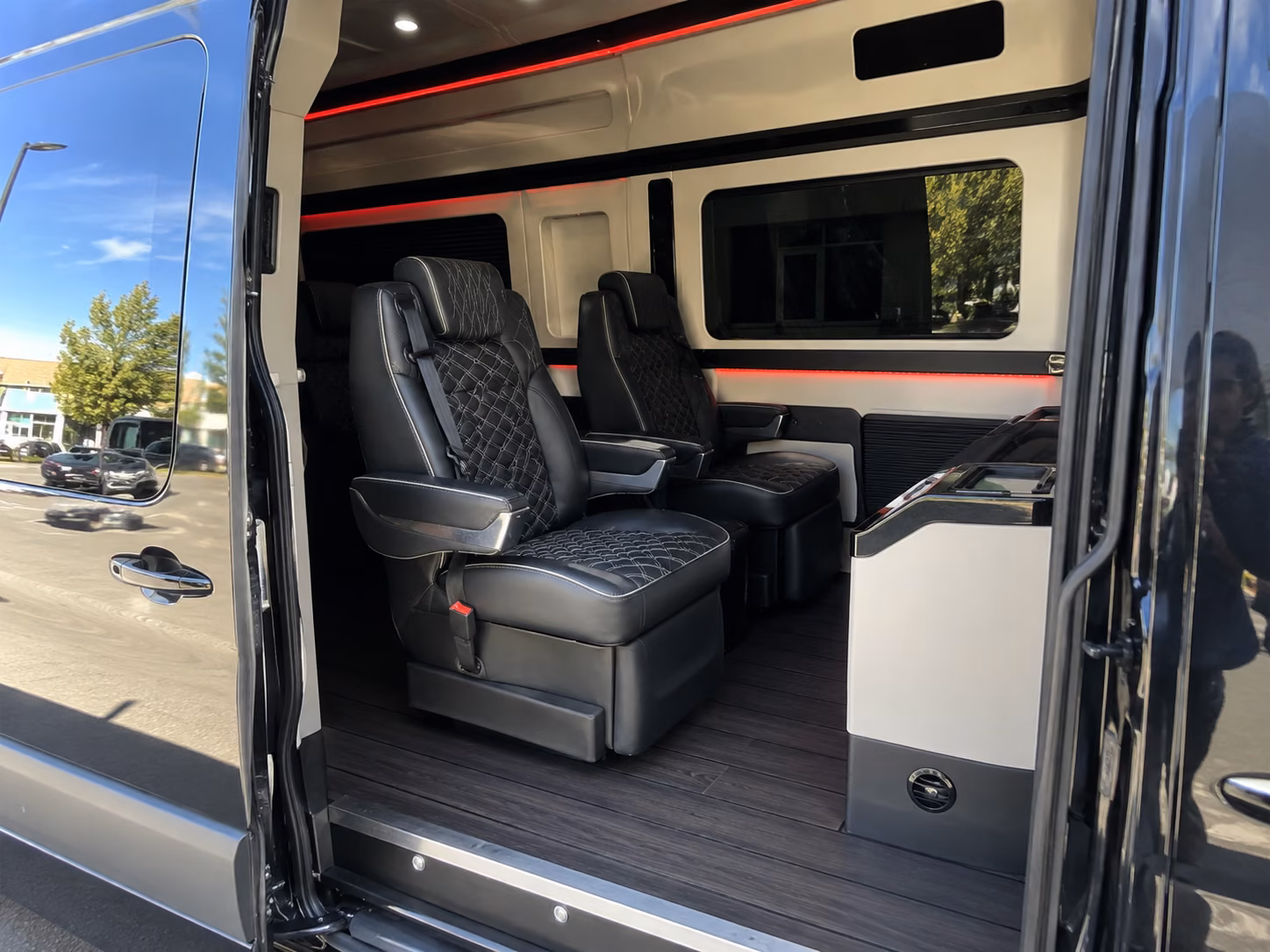 20 passenger sprinter van interior