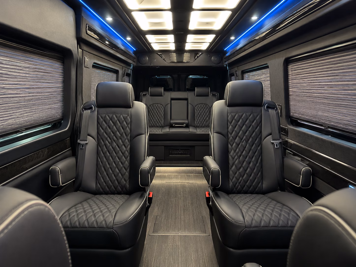 conference and convention attendee sprinter van transportation in eugene