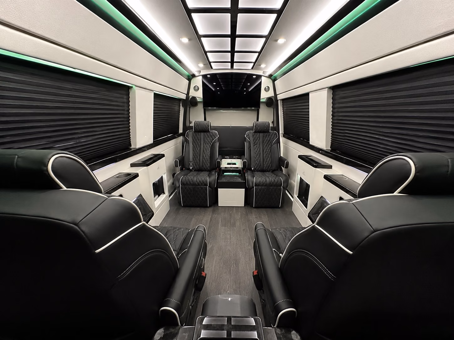 eugene 10 passenger sprinter van interior