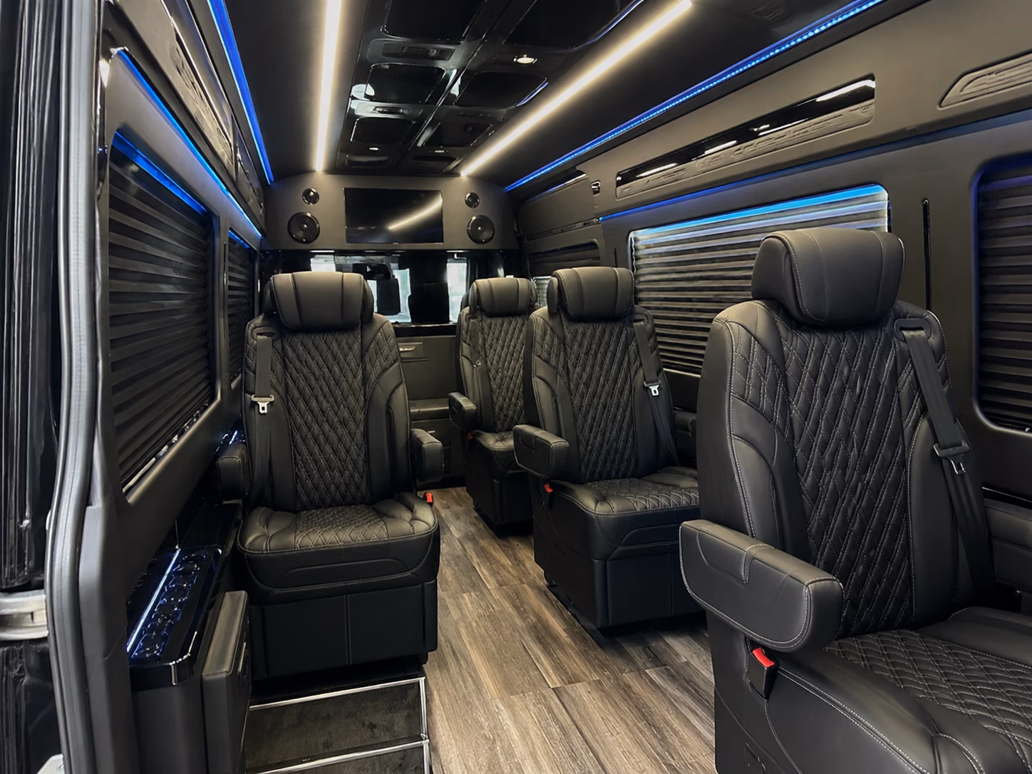 eugene 12 passenger sprinter van inside