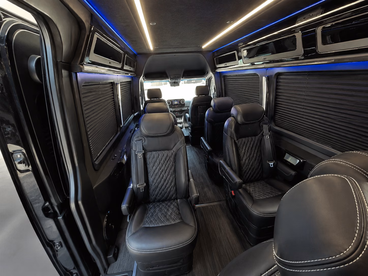 eugene 12 passenger sprinter van interior