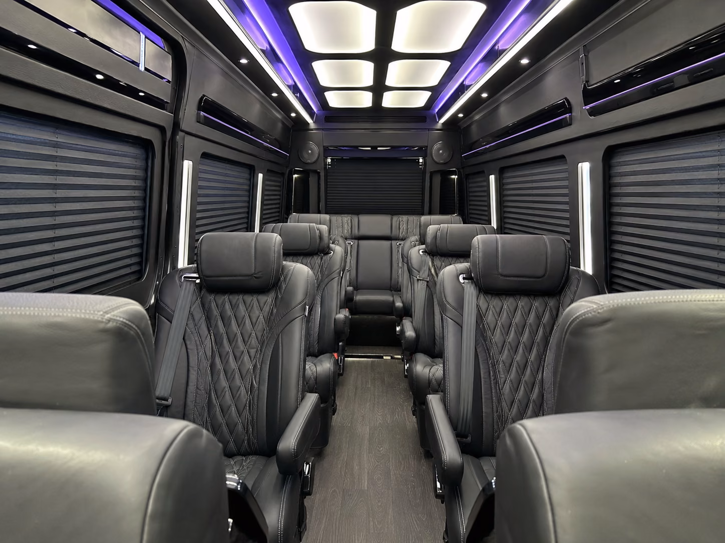 eugene 15 passenger sprinter van interior