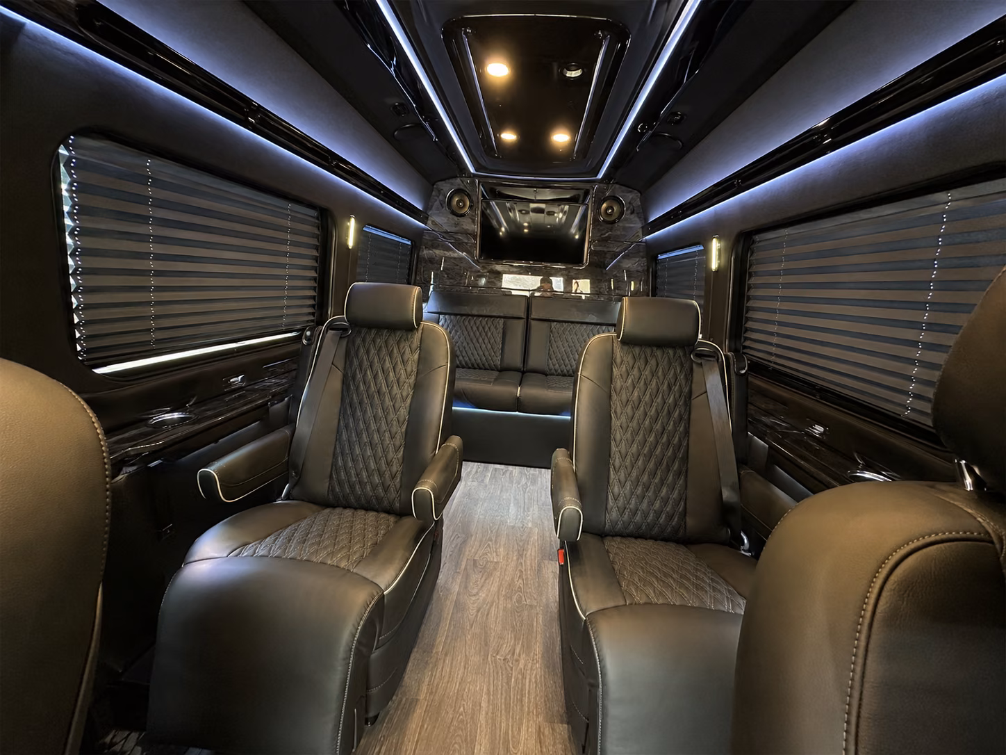 eugene 8 passenger sprinter van inside