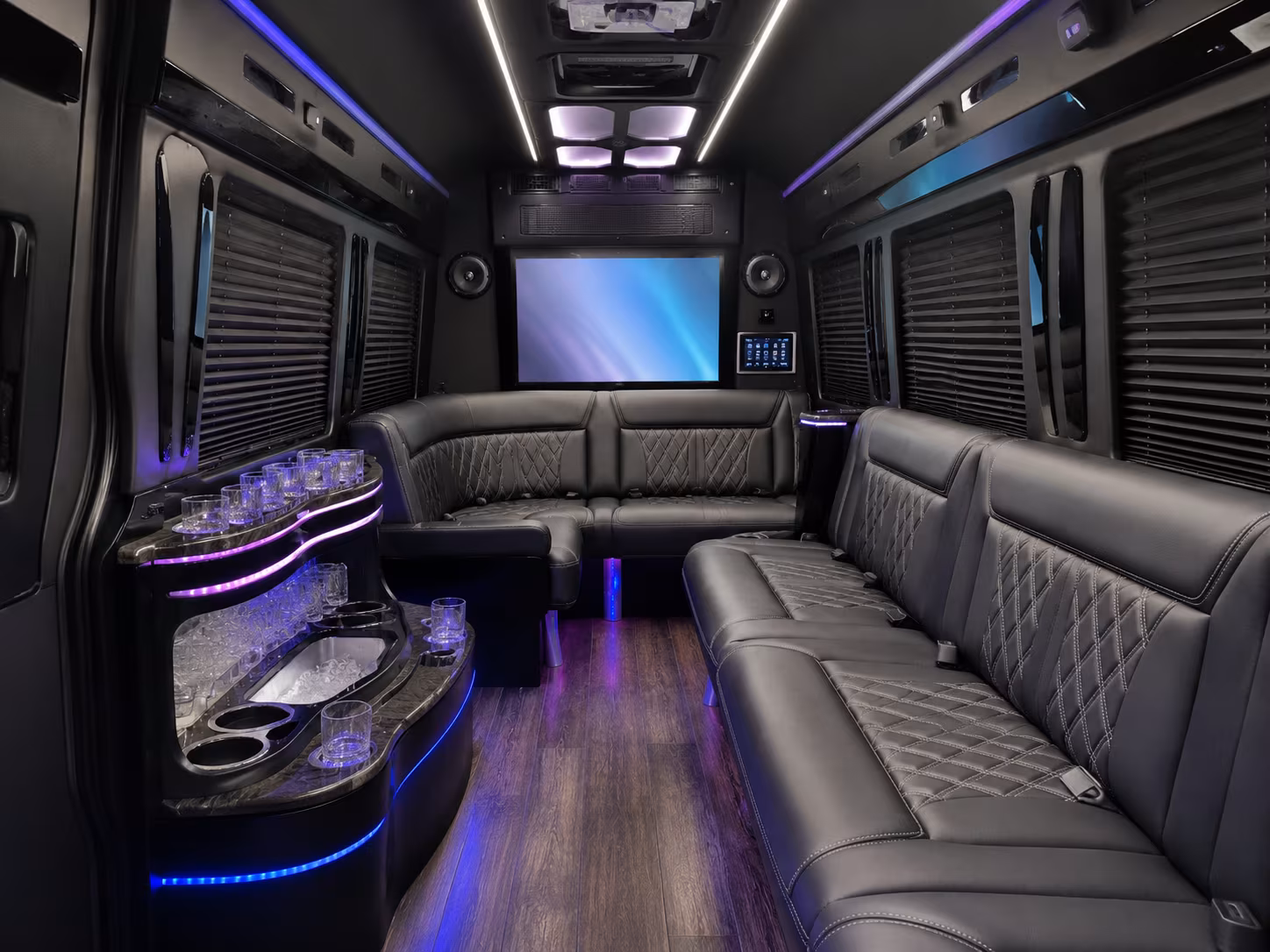 eugene sprinter limousine inside